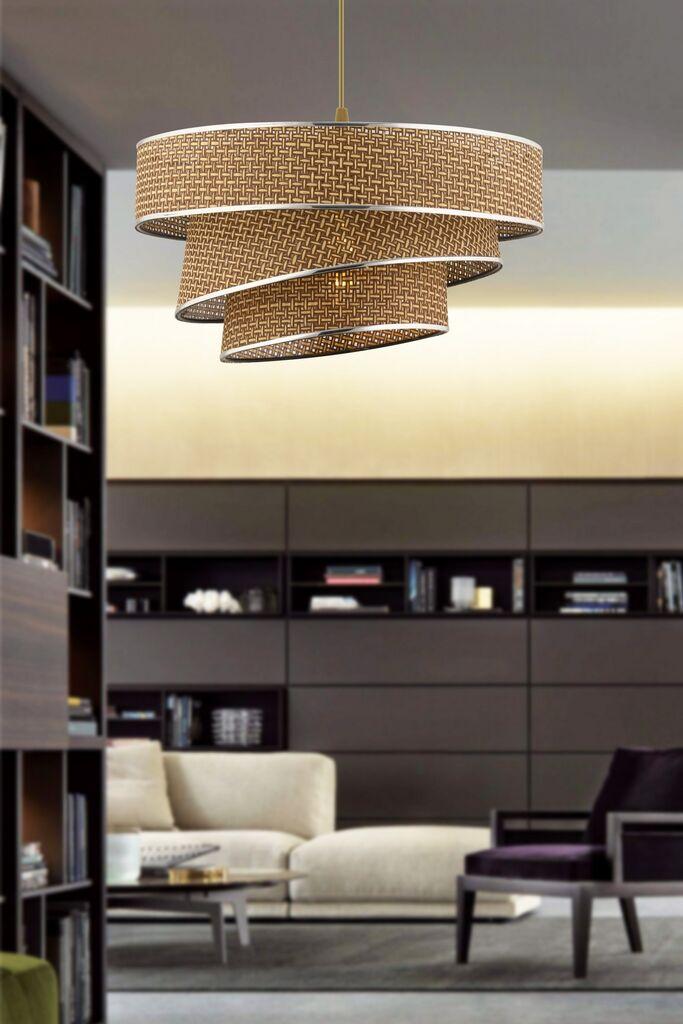 Opviq Luster Couper Hazeran, 40x40cm, Srebrno-bež boja