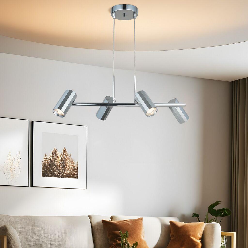 Opviq Luster Oktano-51-04, O6, 12cm, IP20 Srebrna