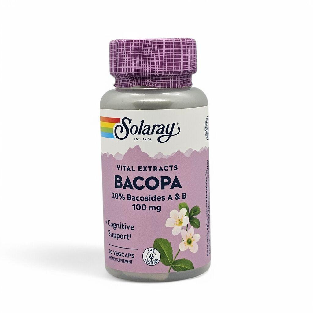 SOLARAY Bacopa 100 mg, 60 kapsula