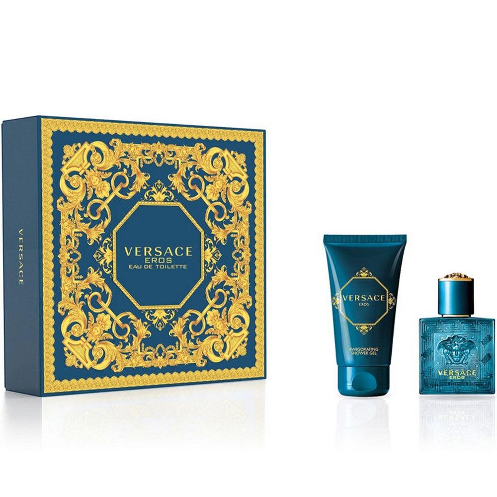 Versace Muški parfemski set Eros EDT, 30 ml + gel za tuširanje 50 ml