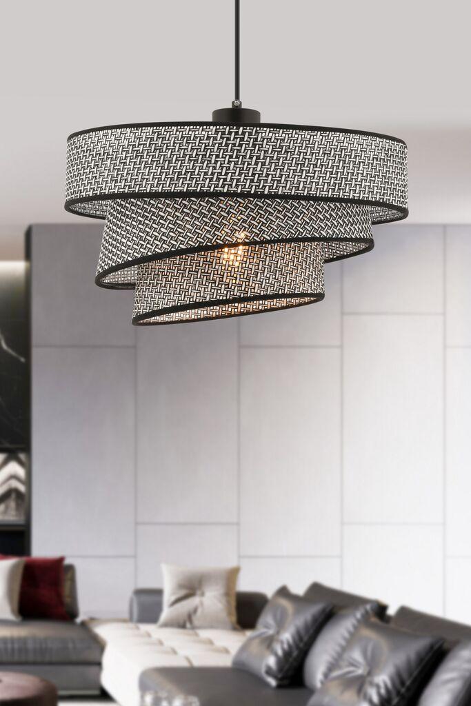 Opviq Luster Couper Hazeran, 40x40cm, crna