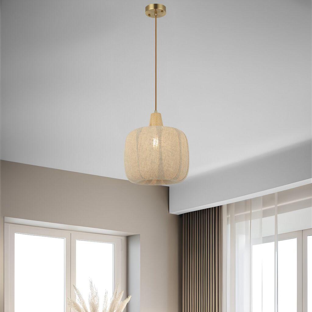 Opviq Luster Tormes-01-P01-WD, O28, 23cm, IP20 Bež-zlatna boja