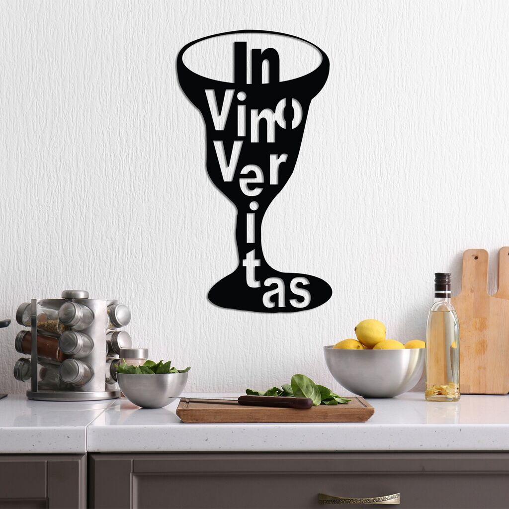 Wallity Zidna dekoracija Veritas 1, 30x60cm, Crna