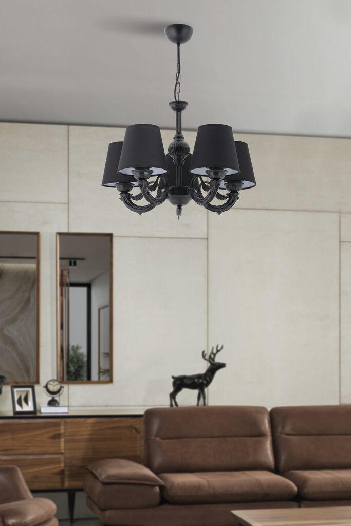 Opviq Luster Fiona, 15x10x13cm, IP20, Crna