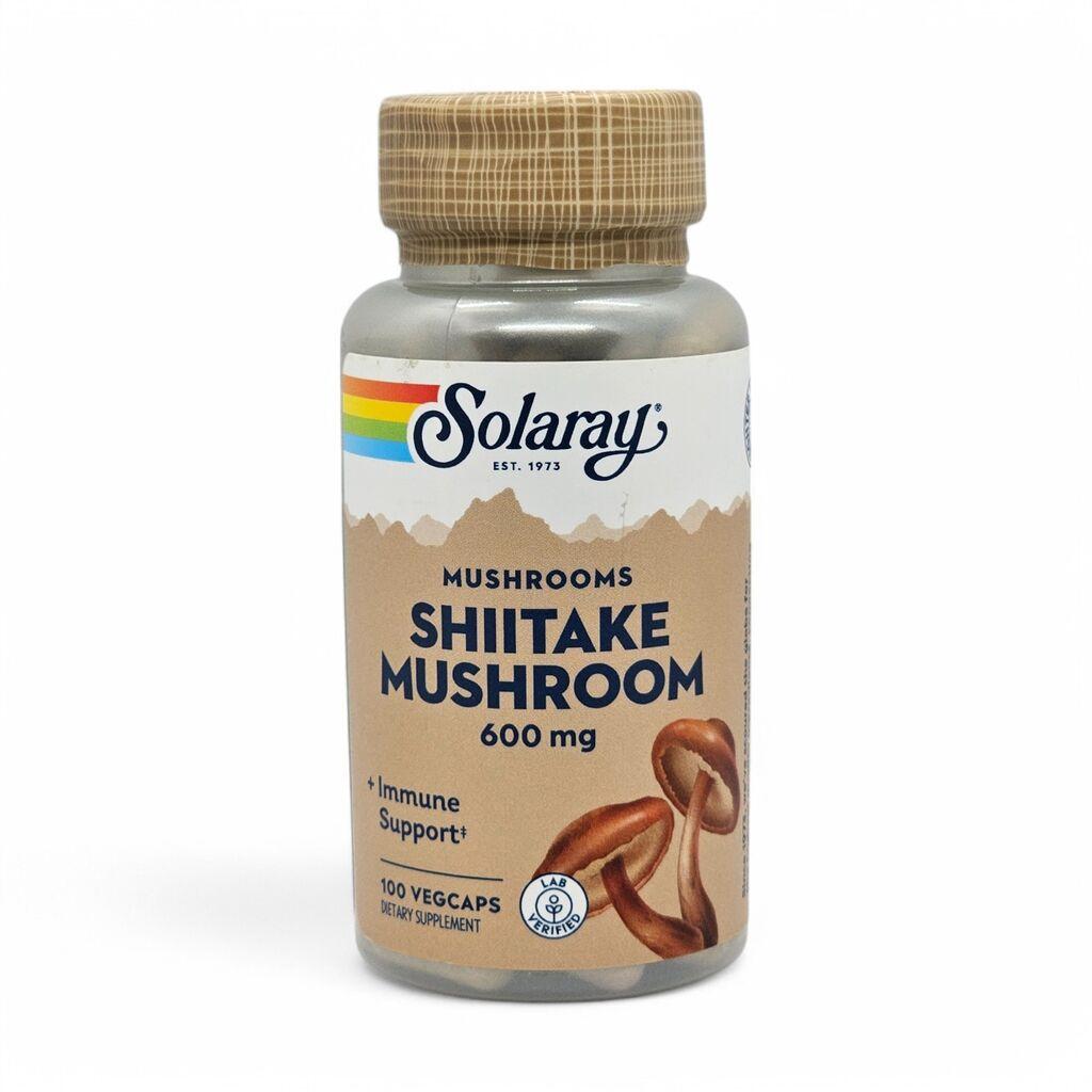 SOLARAY Shitake Mushroom 600 mg, 100 kapsula