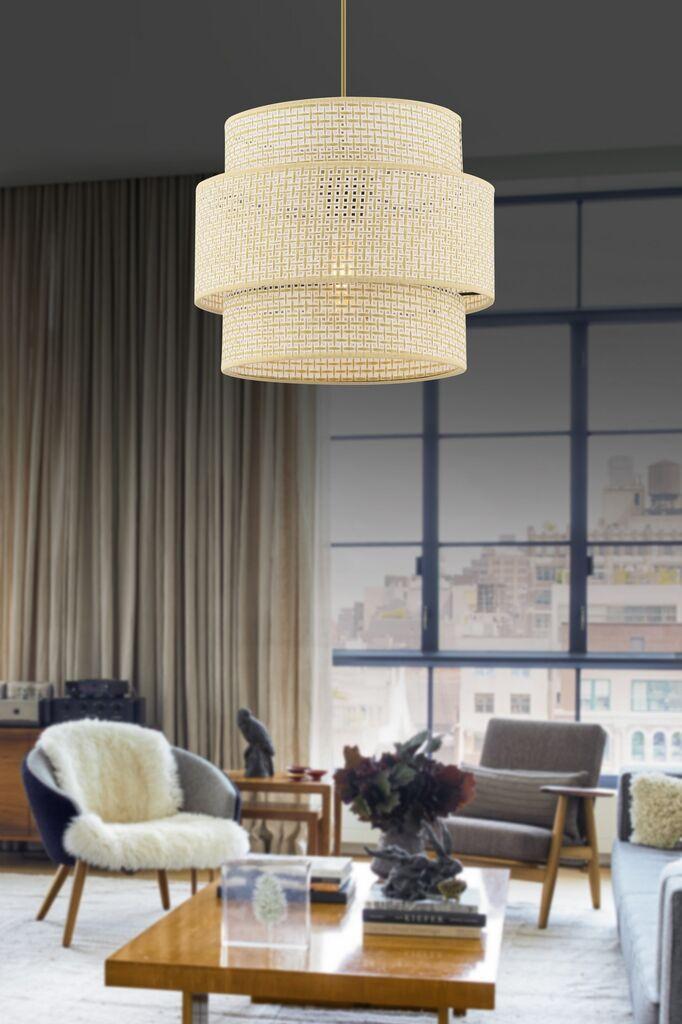 Opviq Luster Cascade, 30x30cm, krem