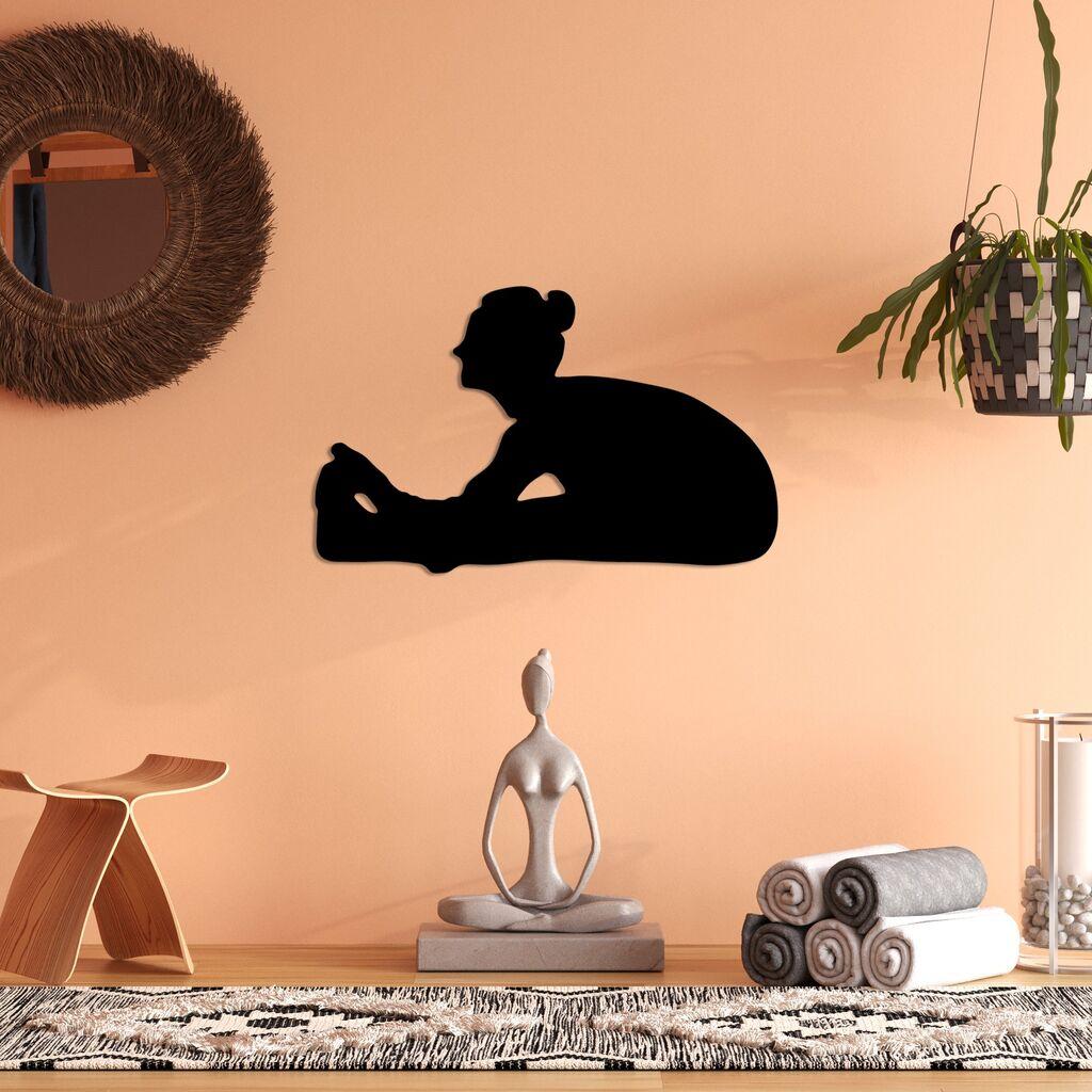 Wallity Zidna dekoracija Yoga 23, 60x37cm, Crna