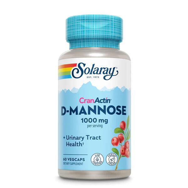 SOLARAY D Mannose & CranActin, 60 kapsula
