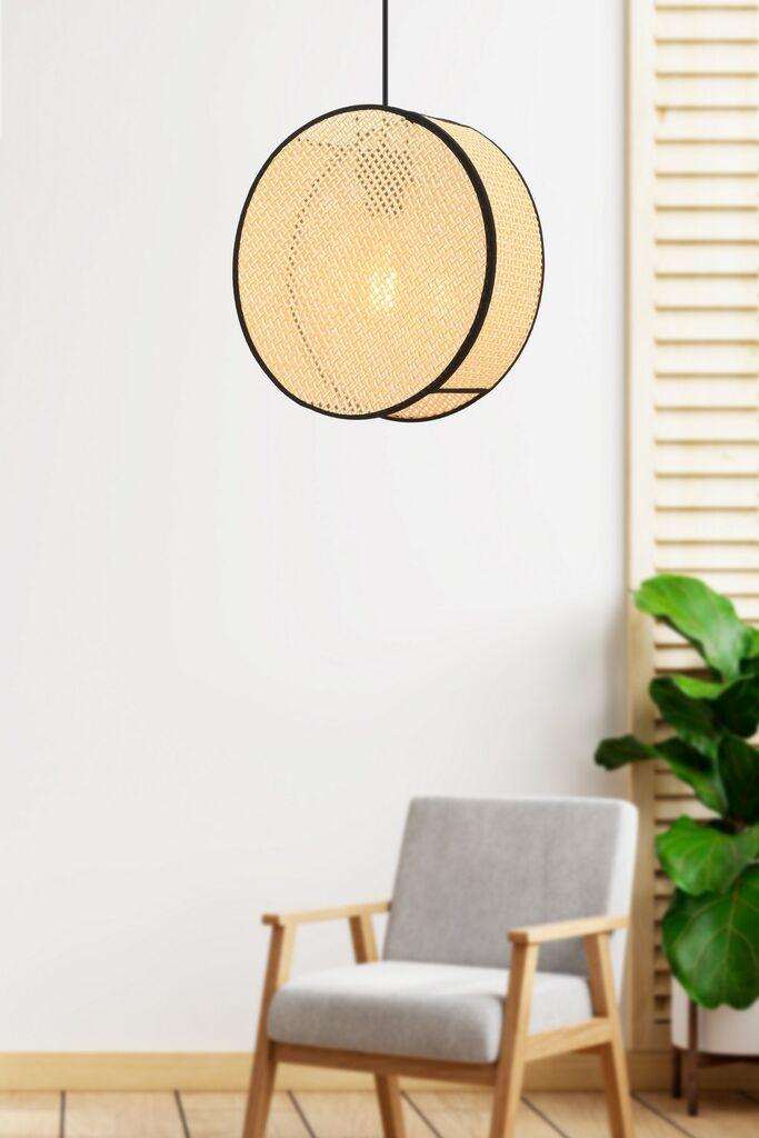 Opviq Luster Big Drum Hazeran, 35x9cm, Krem-crni