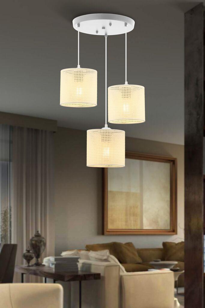 Opviq Luster Multi Balance, 32cmx32cm, bijela