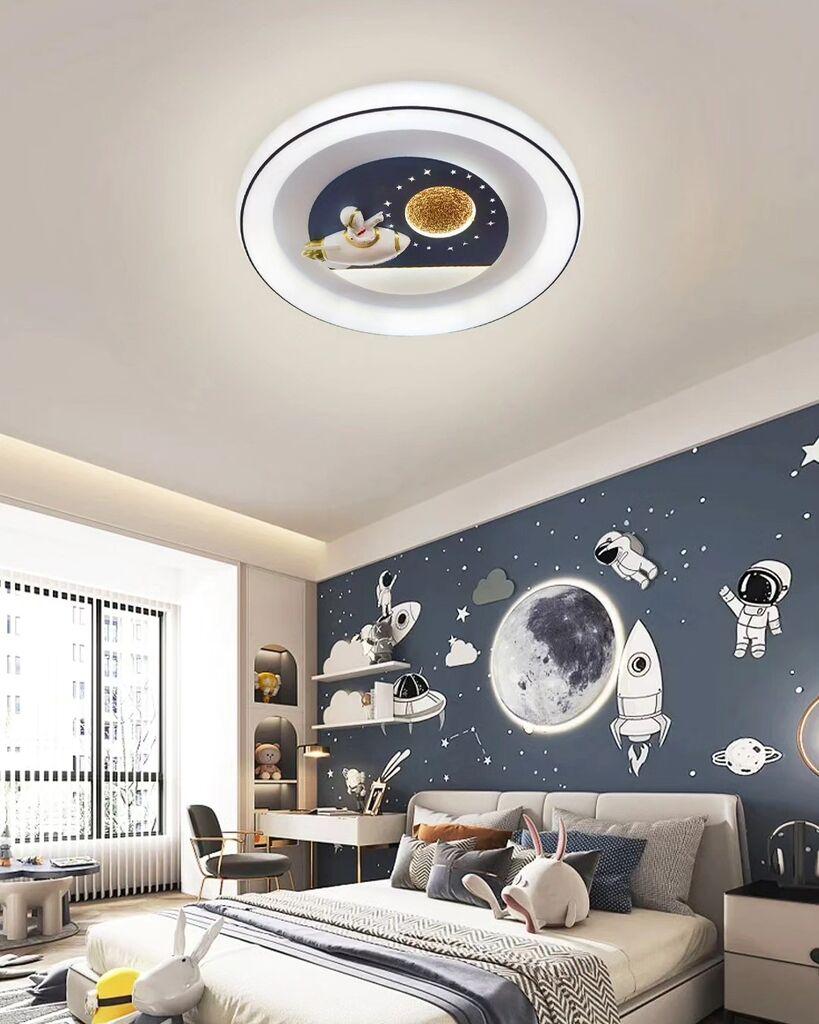 Opviq Luster -178786, 50 cm, Visina: 7 cm, 3000 K, 4000 K, 6500 lm, Šareno