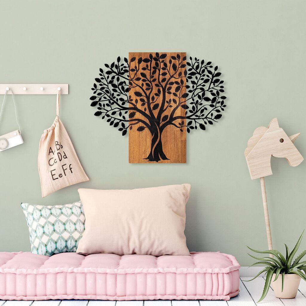 Wallity Zidna dekoracija Čarobno drvo-378, 58x73cm, Hrast