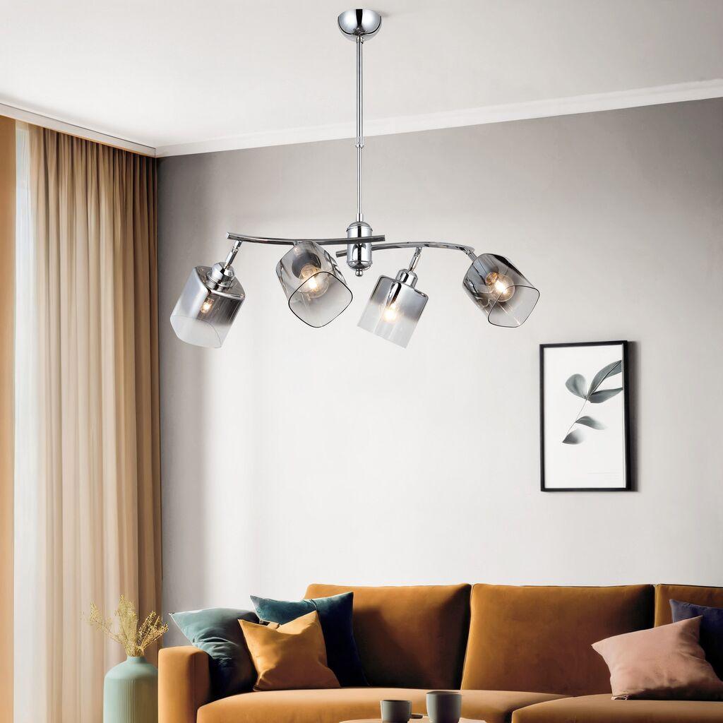 Opviq Luster Derma-51-04, O10, 12 cm, IP20 srebrna