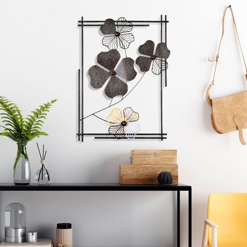 Wallity Zidna dekoracija Shannan 2, 50x70x4cm, Crna
