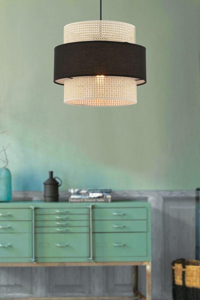 Opviq Luster Cascade, 30x30cm, krem-crna