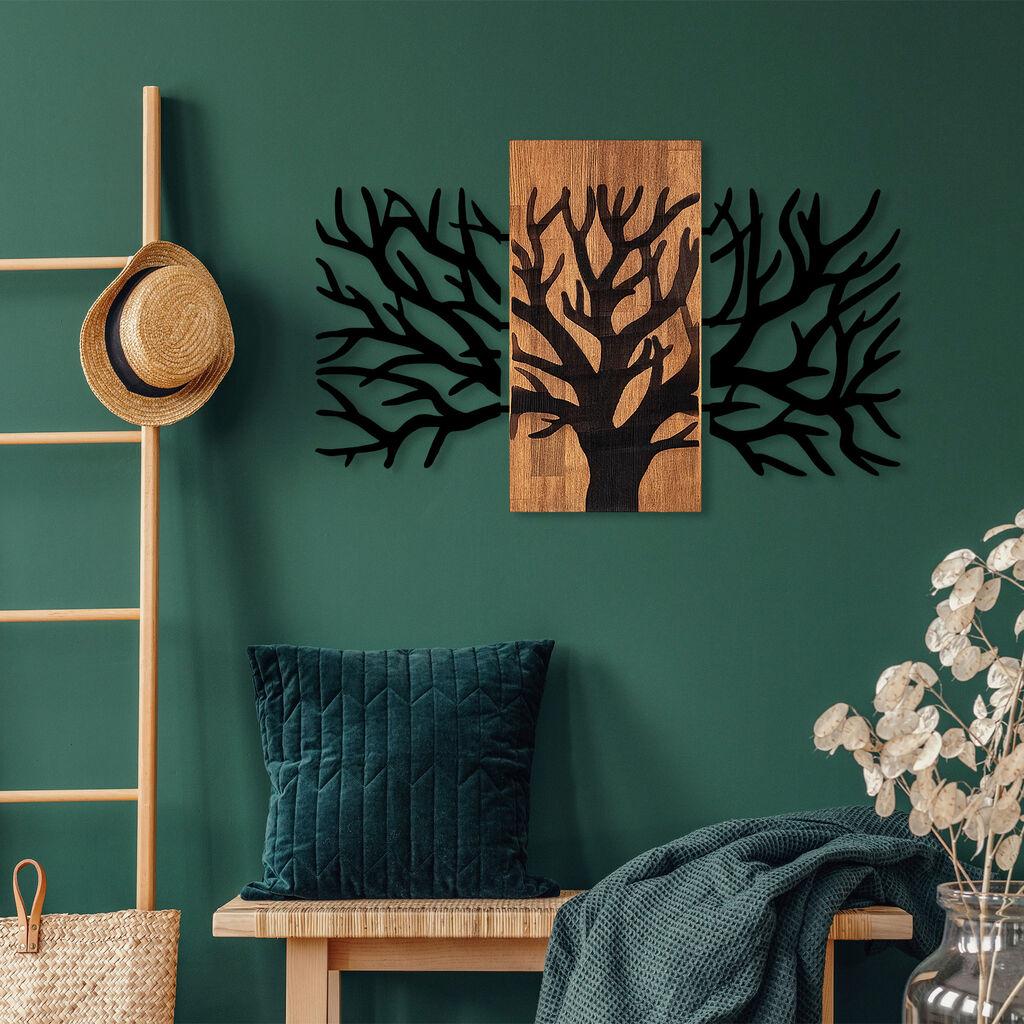 Wallity Zidna dekoracija Rog Tree-381, 59x96cm, Hrast