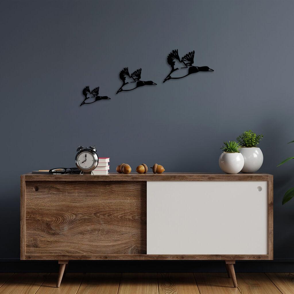 Wallity Zidna dekoracija Patke-290, Crna