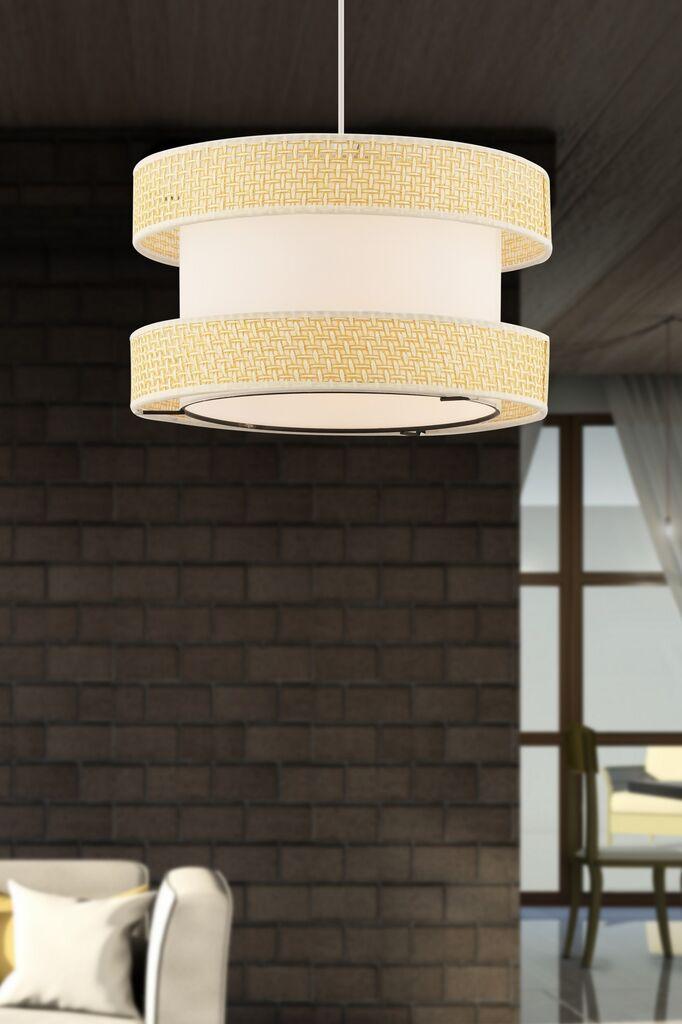 Opviq luster Halo Hazeran, 40x40cm, bež-bijela