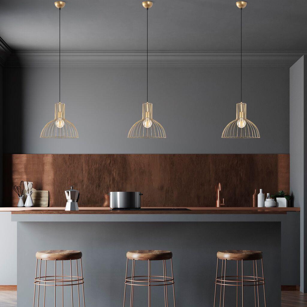 Opviq Luster Tabut-Mr-672-1, 38cm, IP20, Zlatna boja