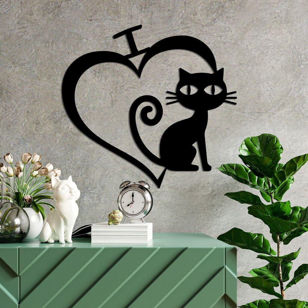 Wallity Zidna dekoracija Kat. 4, 50x54cm, Crna