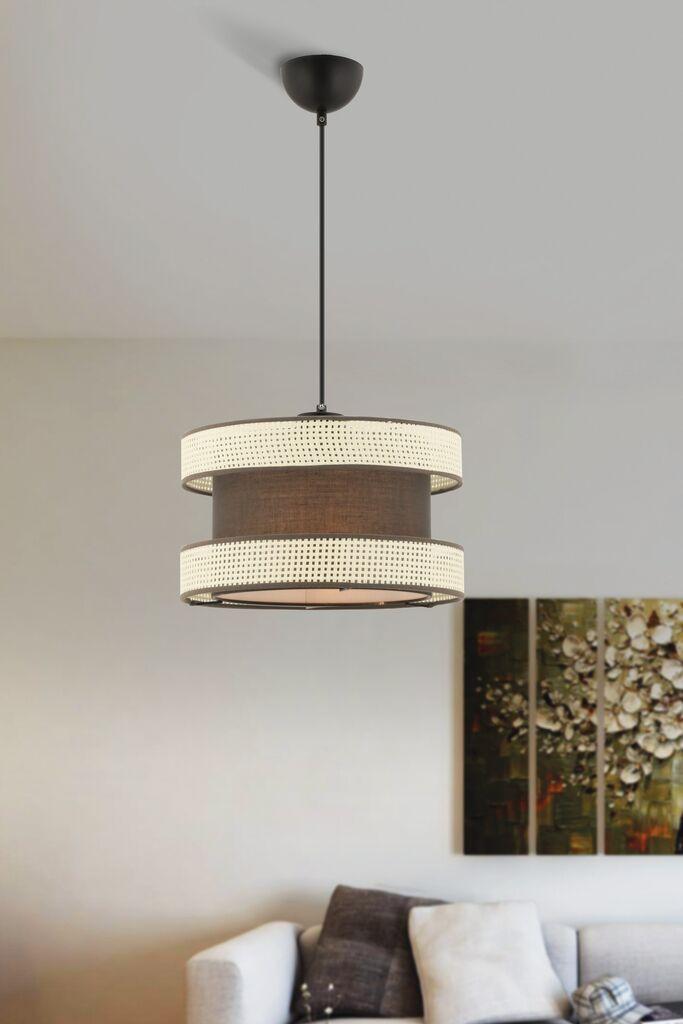 Opviq Luster Halo, 40x40cm, antracit-bijela