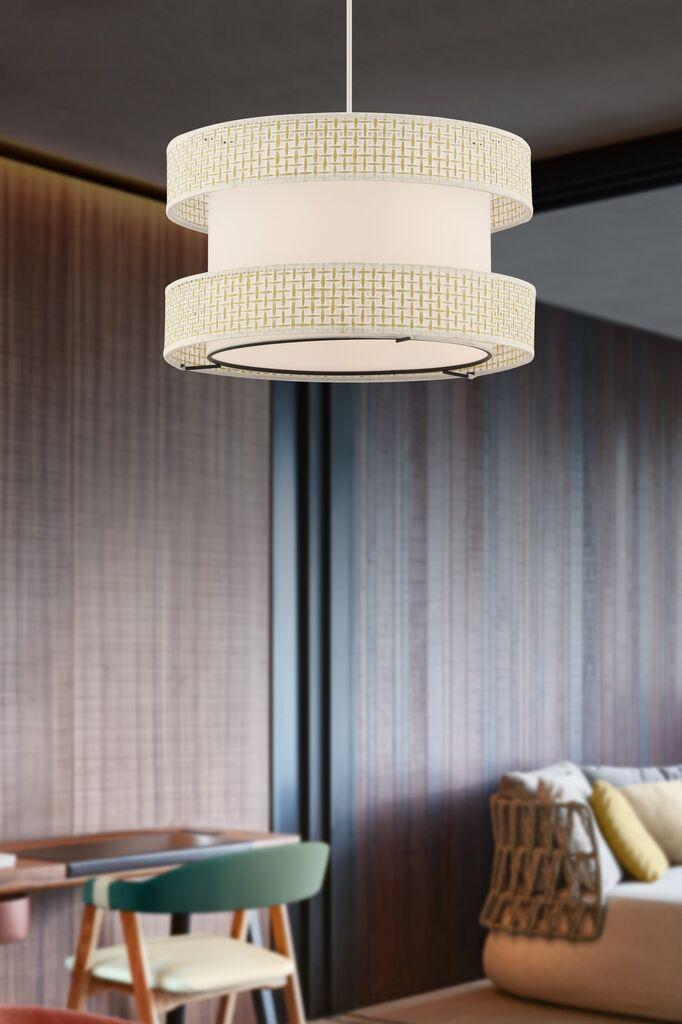 Opviq Luster Halo, 40x40cm, krem-bijela