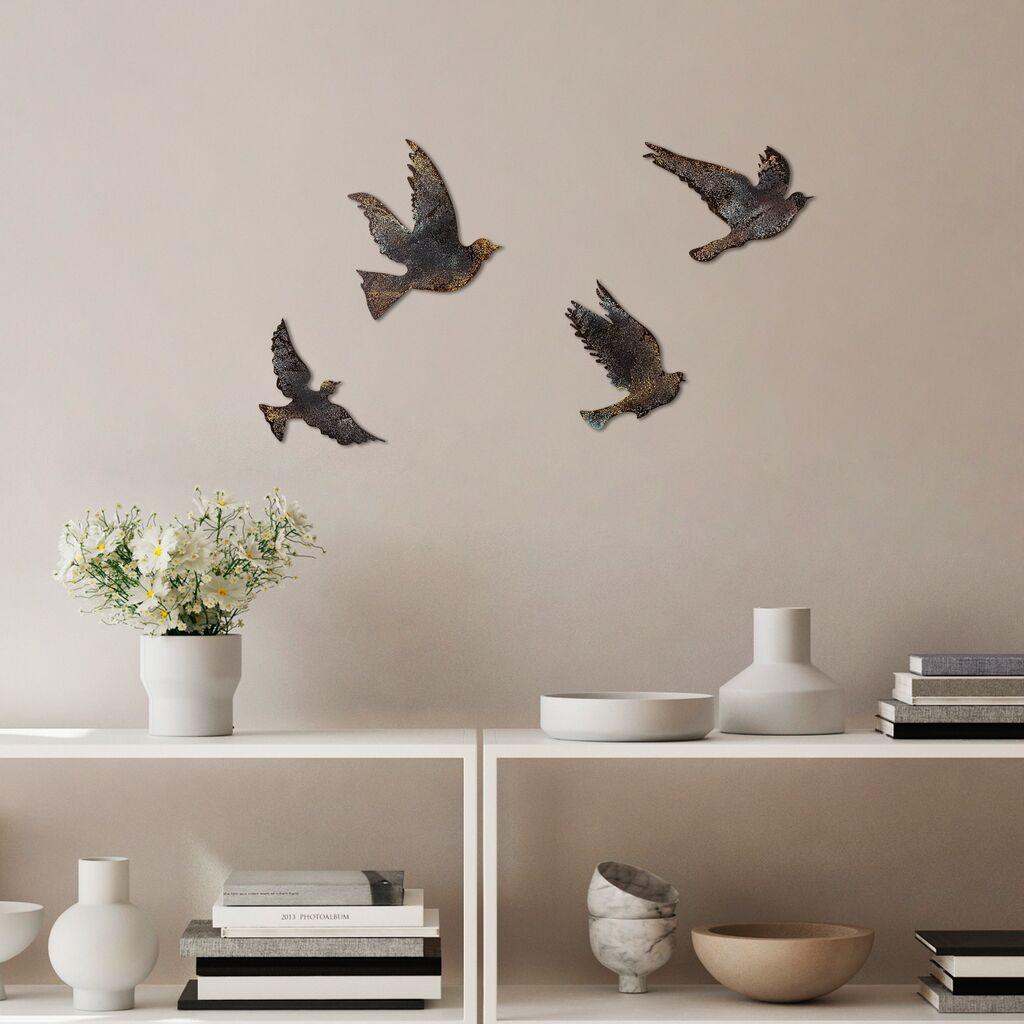 Wallity Zidna dekoracija Ptice-1, antracit