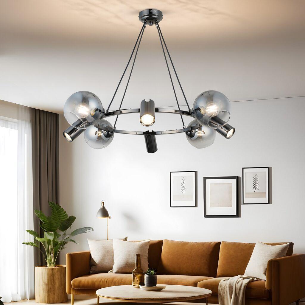 Opviq Luster Zerde-87-08, O14, 12cm, IP20 srebrna