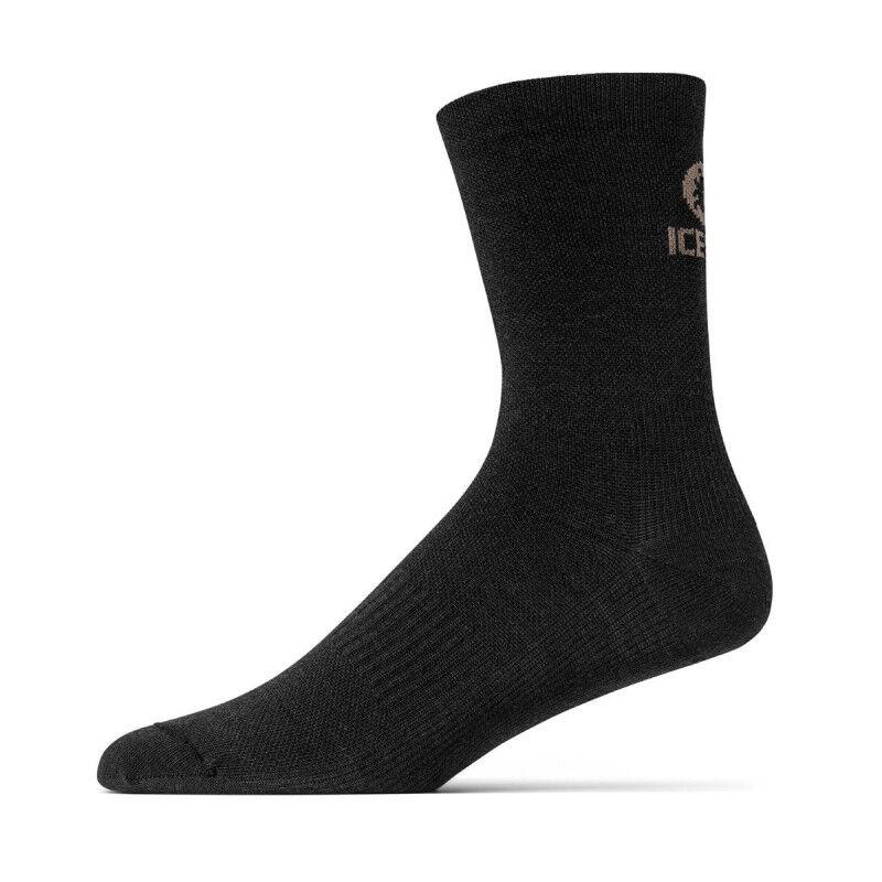 Icebug Muške čarape Light Merino, Crne