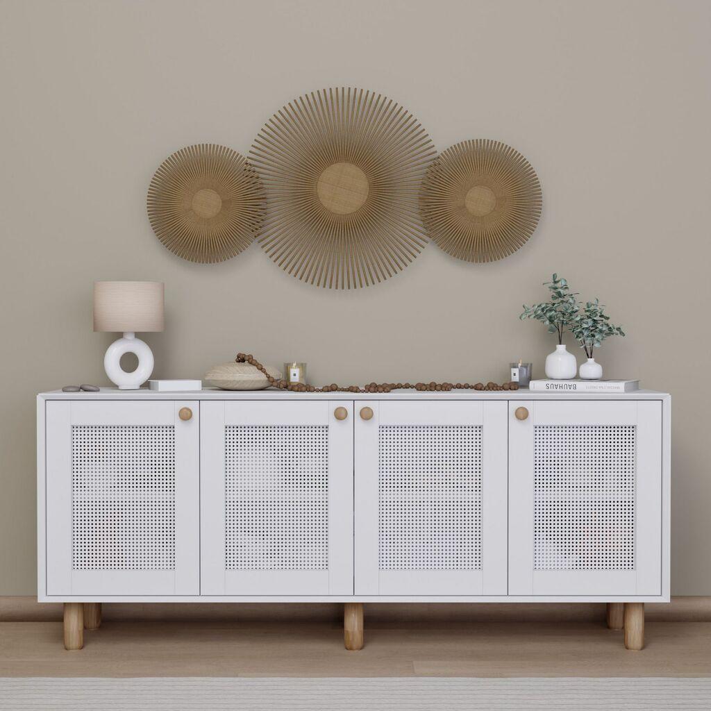 Hanah Home Konzolni stočić Bohemian 1600-134, 180x75x40 cm, Bijela