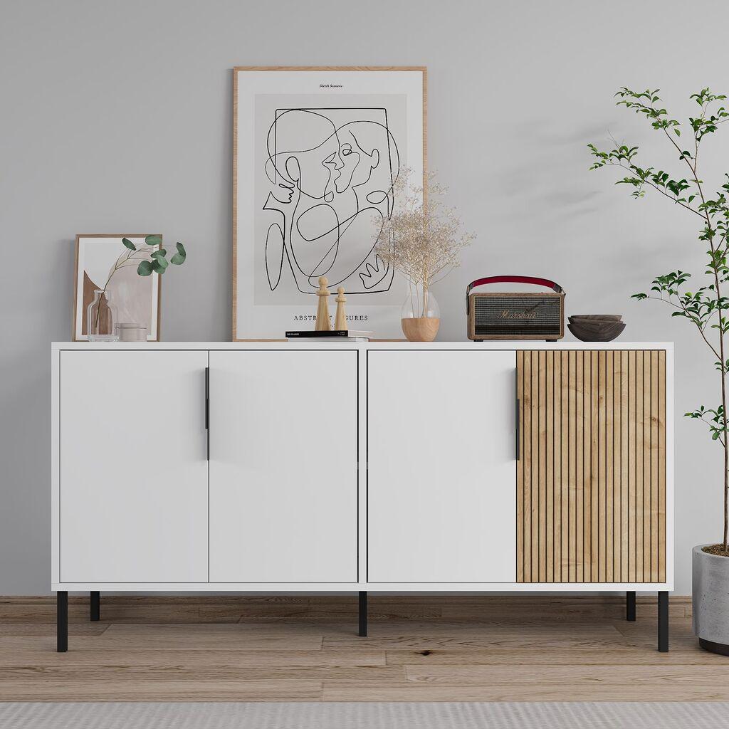 Hanah Home Konzolni sto Callia, 150x75x36 cm, Bijela