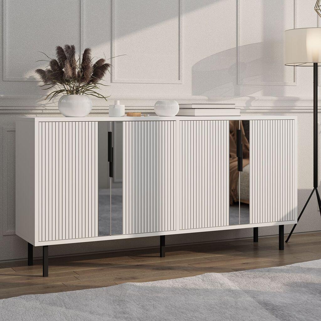 Hanah Home Caresa konzolni stolić, 150x75x36 cm, bijela