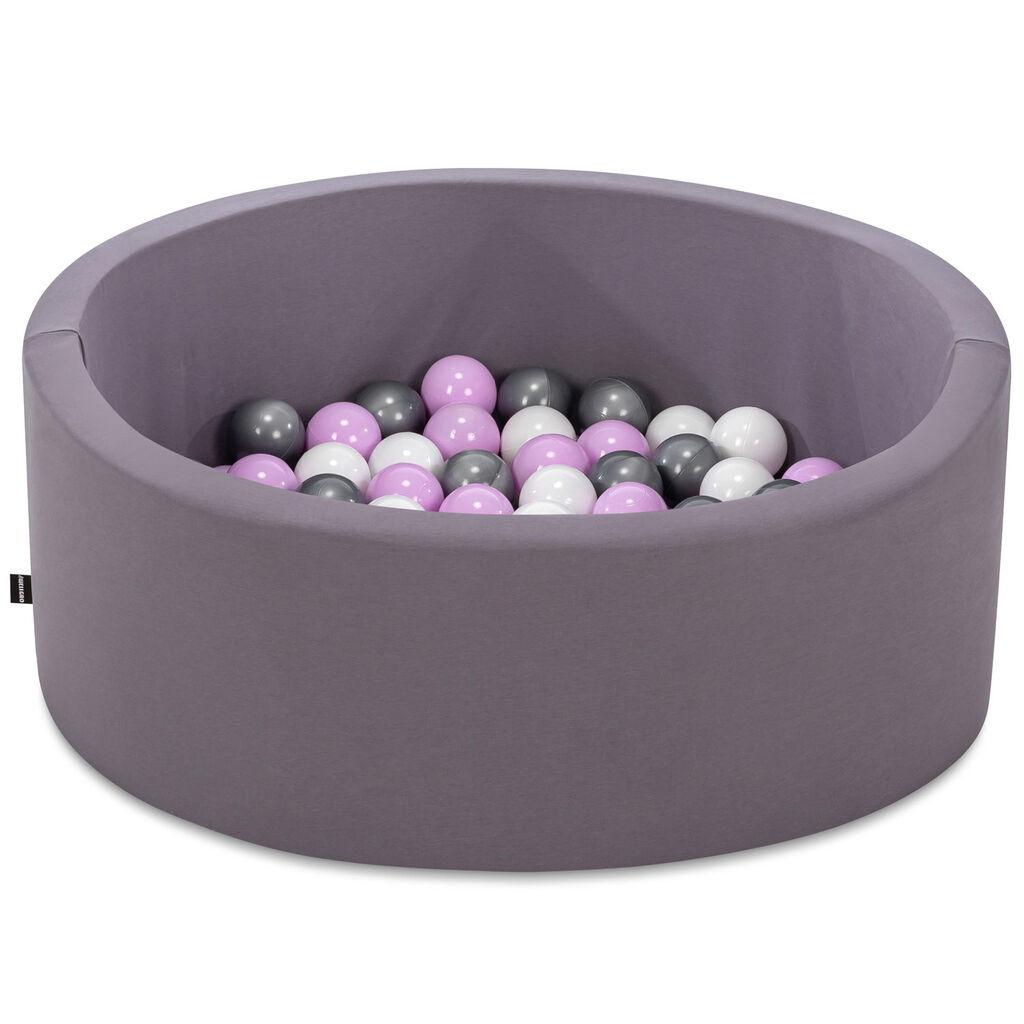 Aberto Design bazen s lopticama, Bubble Pops v6, 85x85x30 cm, siva