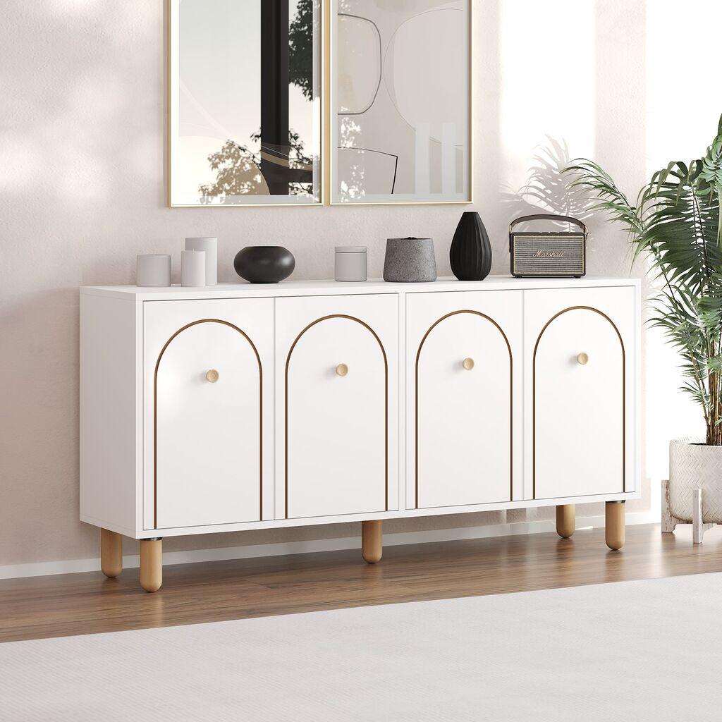 Hanah Home Konzolni stolić Orion, 150x73x36 cm, Bijela