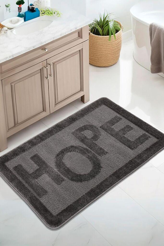 L'essentiel Maison Hope tepih za kupatilo, 60x100 cm, antracit