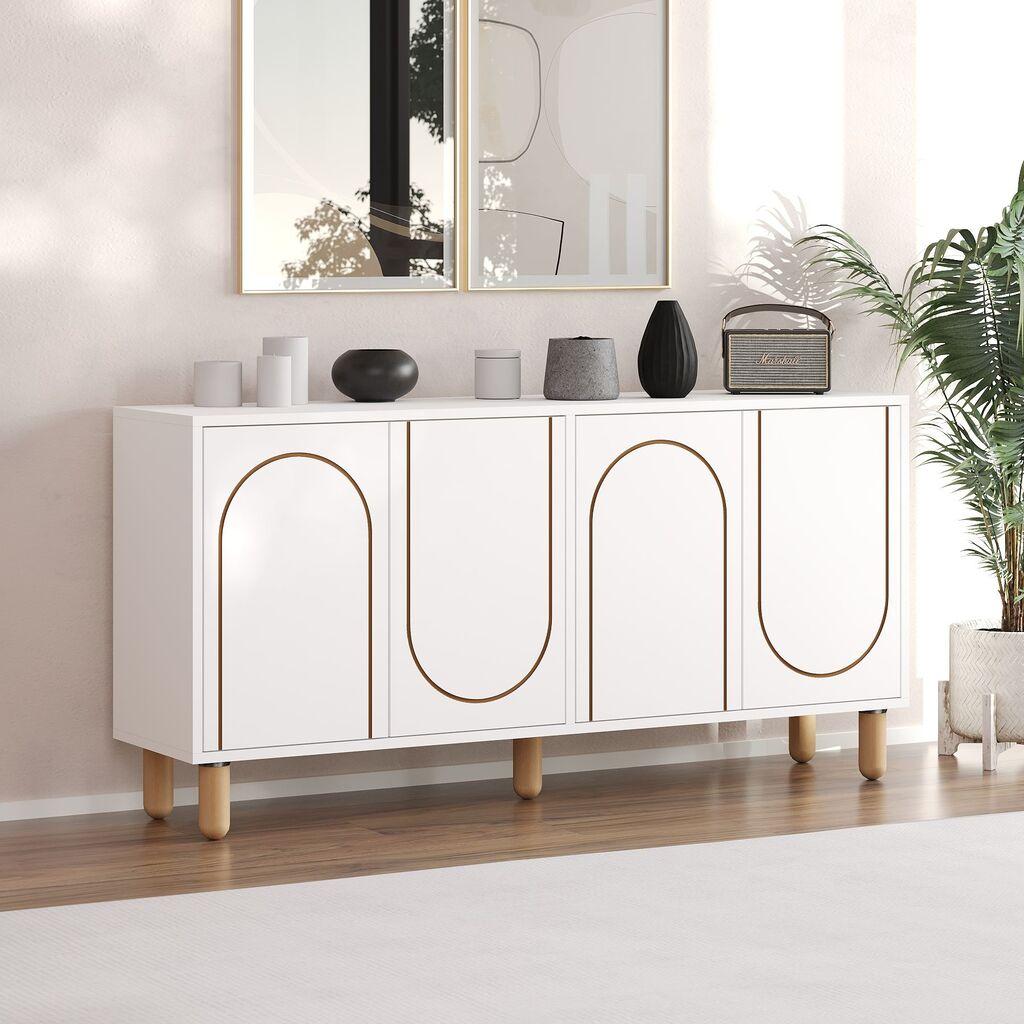 Hanah Home Konzolni sto Verona, 150x73x36 cm, Bijela