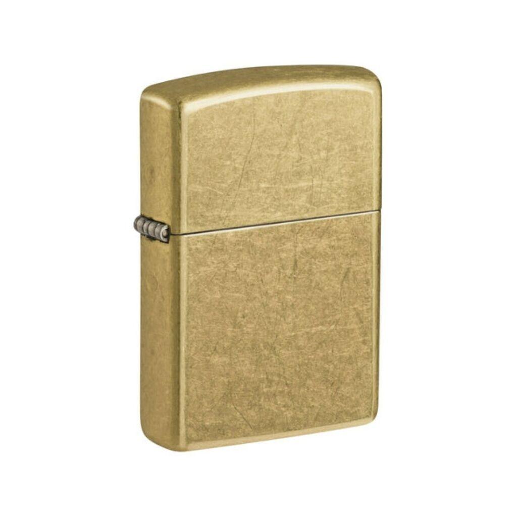 Zippo upaljač Regular Street Mesing, zlatne boje