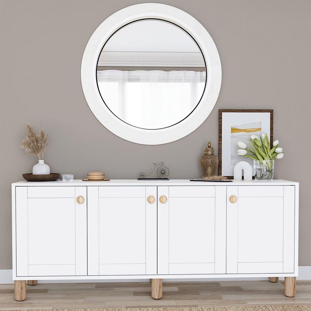 Hanah Home Konzolni sto Natura 1600-69, 180x75x40 cm, Bijela