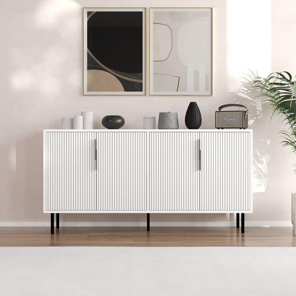 Hanah Home Konzolni sto Clara, 150x75x36 cm, Bijeli