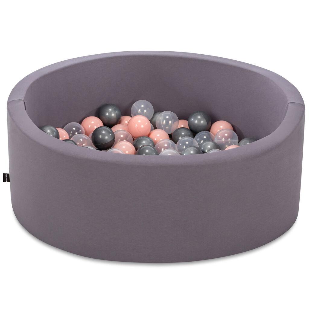 Aberto Design bazen s lopticama, Bubble Pops v11, 85x85x30 cm, siva