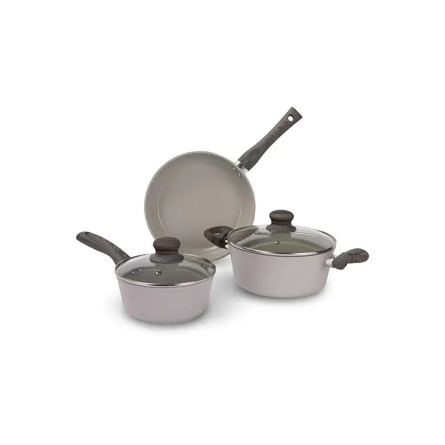 Lamart Set posuđa LT1284, Aluminij, Sivi