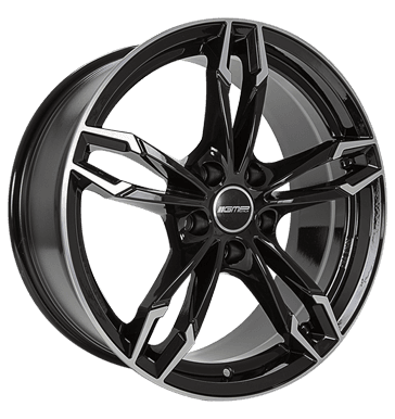 GMP Italia Dea 8,5x19 5x112 ET25 Felga, Black diamond