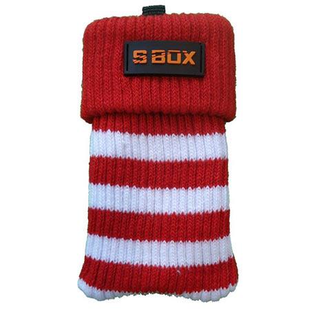 Čarapica za mobilni telefon SBOX MCF-S12 crveno-bijela 65x100mm