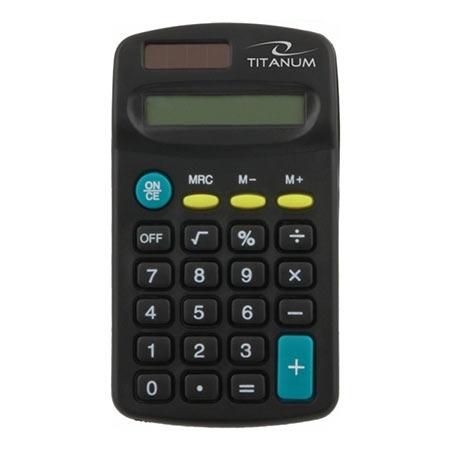 Esperanza Kalkulator Titanum Tales, 8 Digit Display, Solar/Battery Power, Tcl101