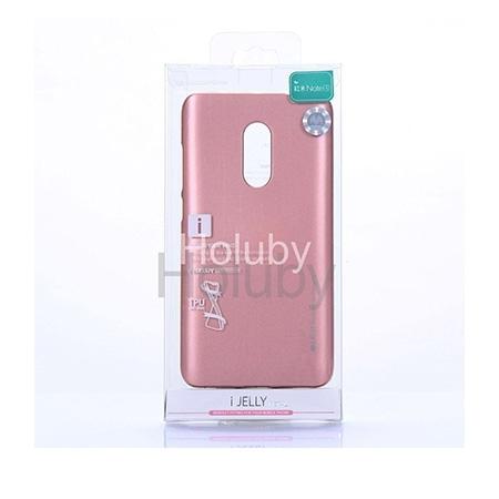 Zaštitna futrola Mercury i-Jelly metal case Xiaomi REDMI NOTE 4/4X PINK