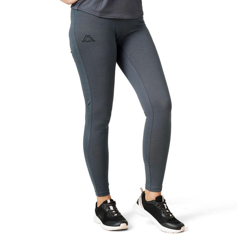 Kappa ženske tajice Logo Zapri Skin, tamno sive