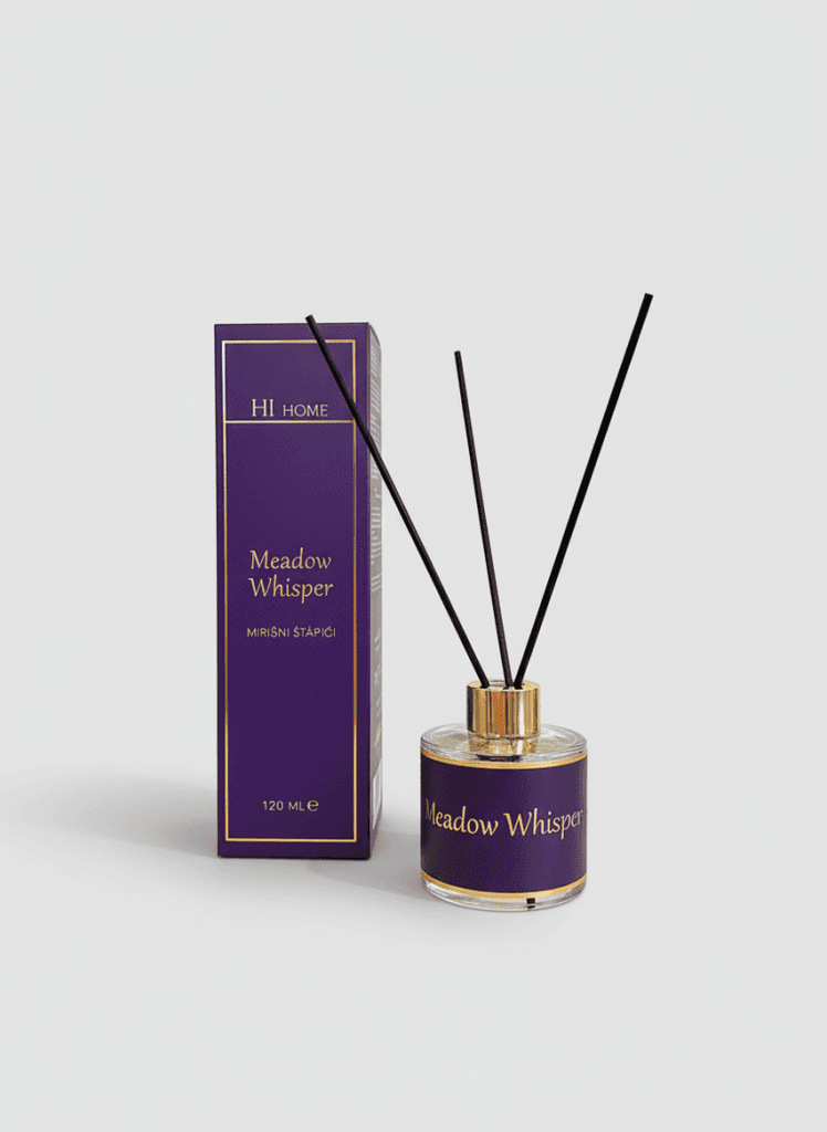Hi by Ilda Bočica sa mirisnim štapićima Meadow Whisper, 120 ml