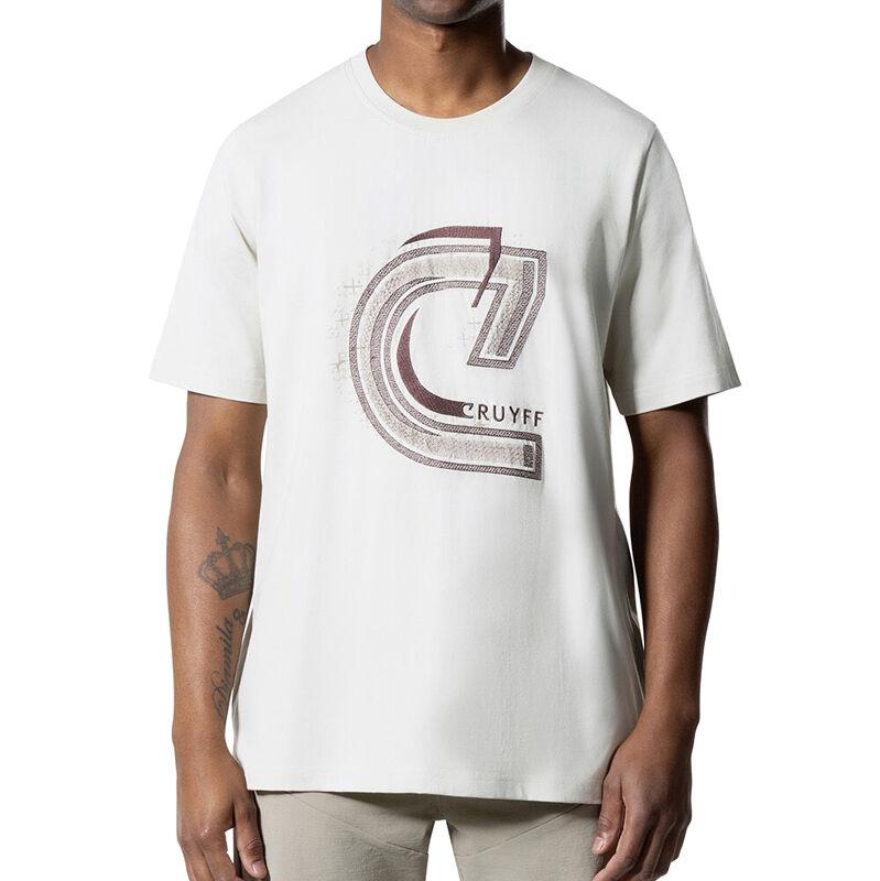 Cruyff Muška majica C-Logo Embro, Bijela