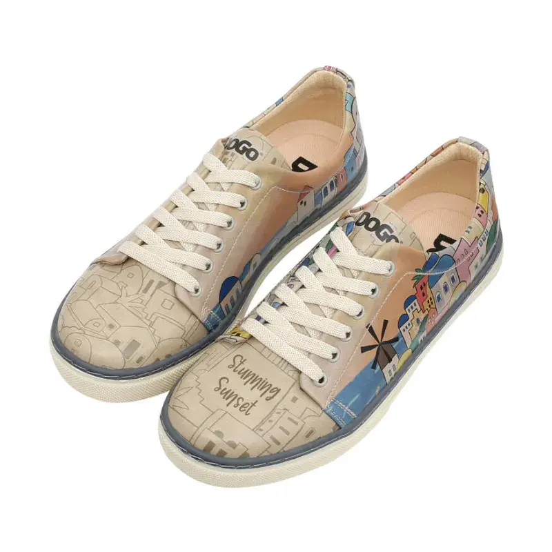 DOGO Ženske patike Stunning Sunset, Bež