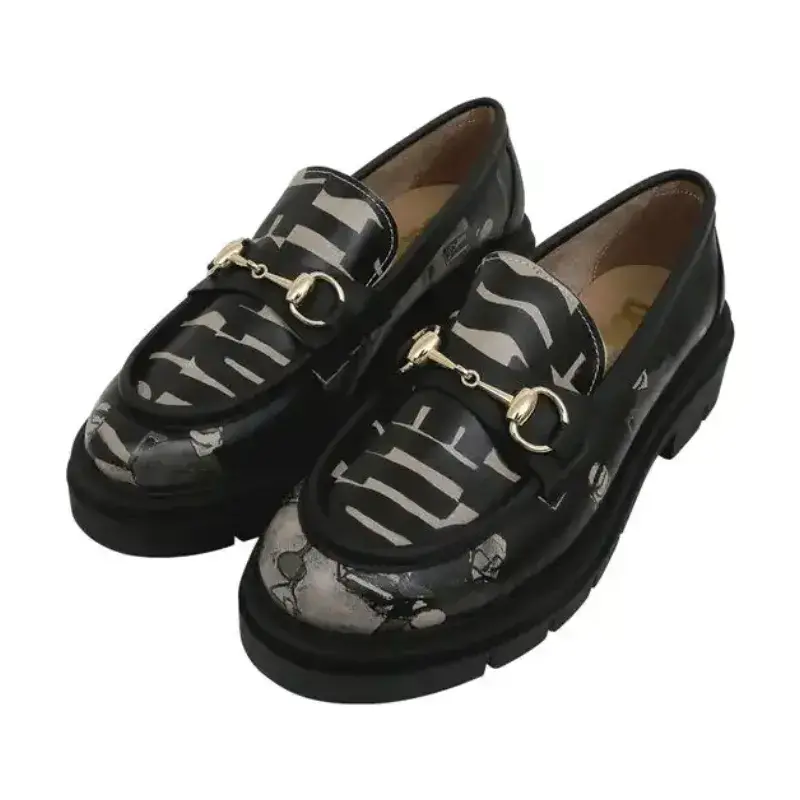 DOGO Ženske cipele Supper, Crno-Bijele